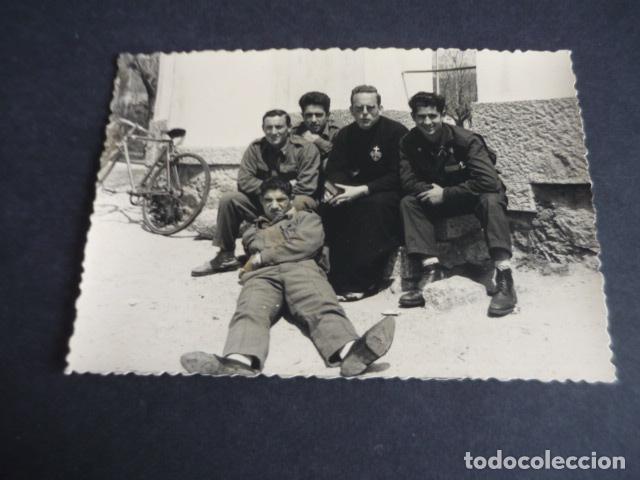 Fotografia antiga: GUADARRAMA MADRID CUARTEL FOTOGRAFIA 8 X 11 CM A. BENITO FOTOGRAFO
