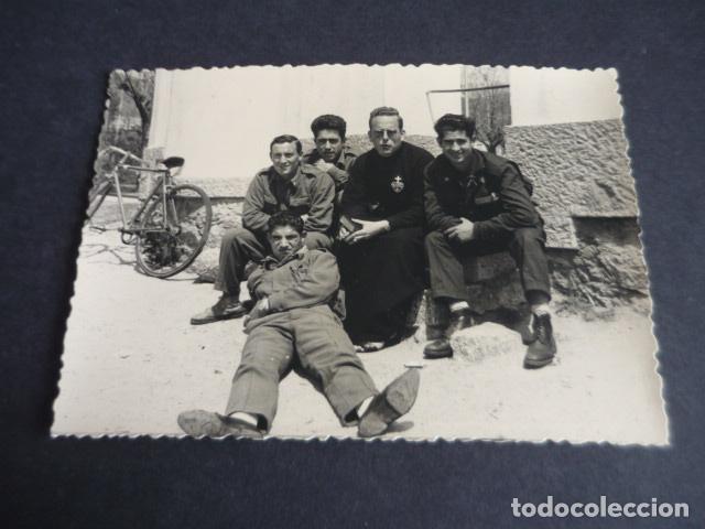 Fotografia antica: GUADARRAMA MADRID CUARTEL FOTOGRAFIA 8 X 11 CM A. BENITO FOTOGRAFO