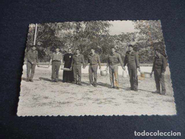 Fotografia antica: GUADARRAMA MADRID CUARTEL FOTOGRAFIA 8 X 11 CM A. BENITO FOTOGRAFO