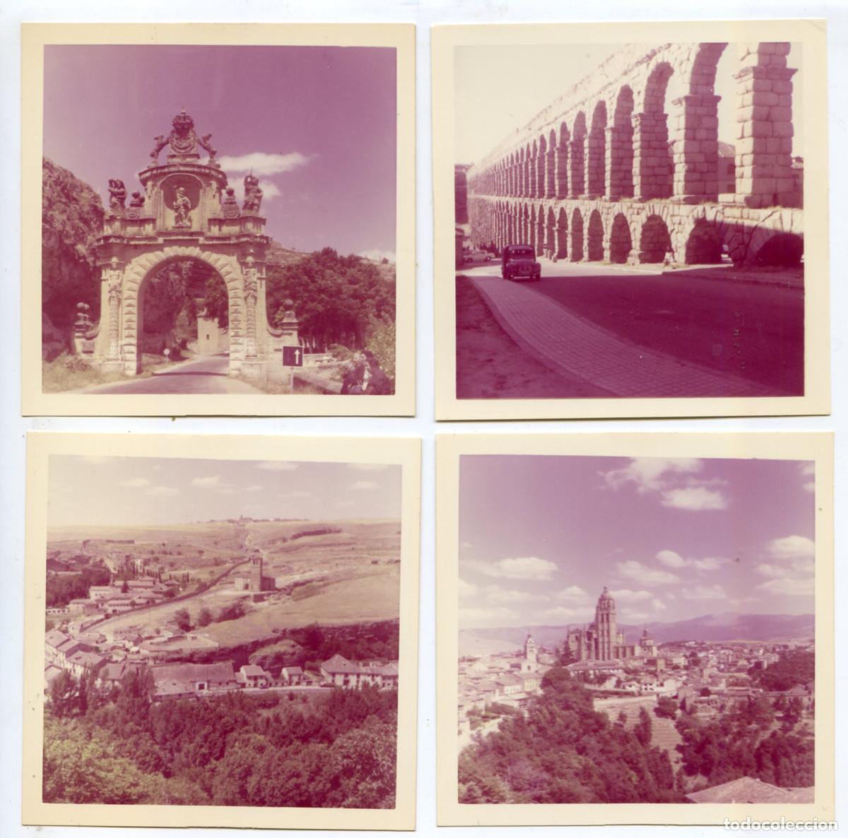 Alte Fotografie: Segovia. Lote 12 fotograf&iacute;as color a&ntilde;os 60
