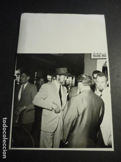 Fotograf&iacute;a antigua: MADRID ESTANCIA ACTOR TYRONE POWER POR RODAJE ANTIGUA FOTOGRAFIA 11,5 X 18 CM