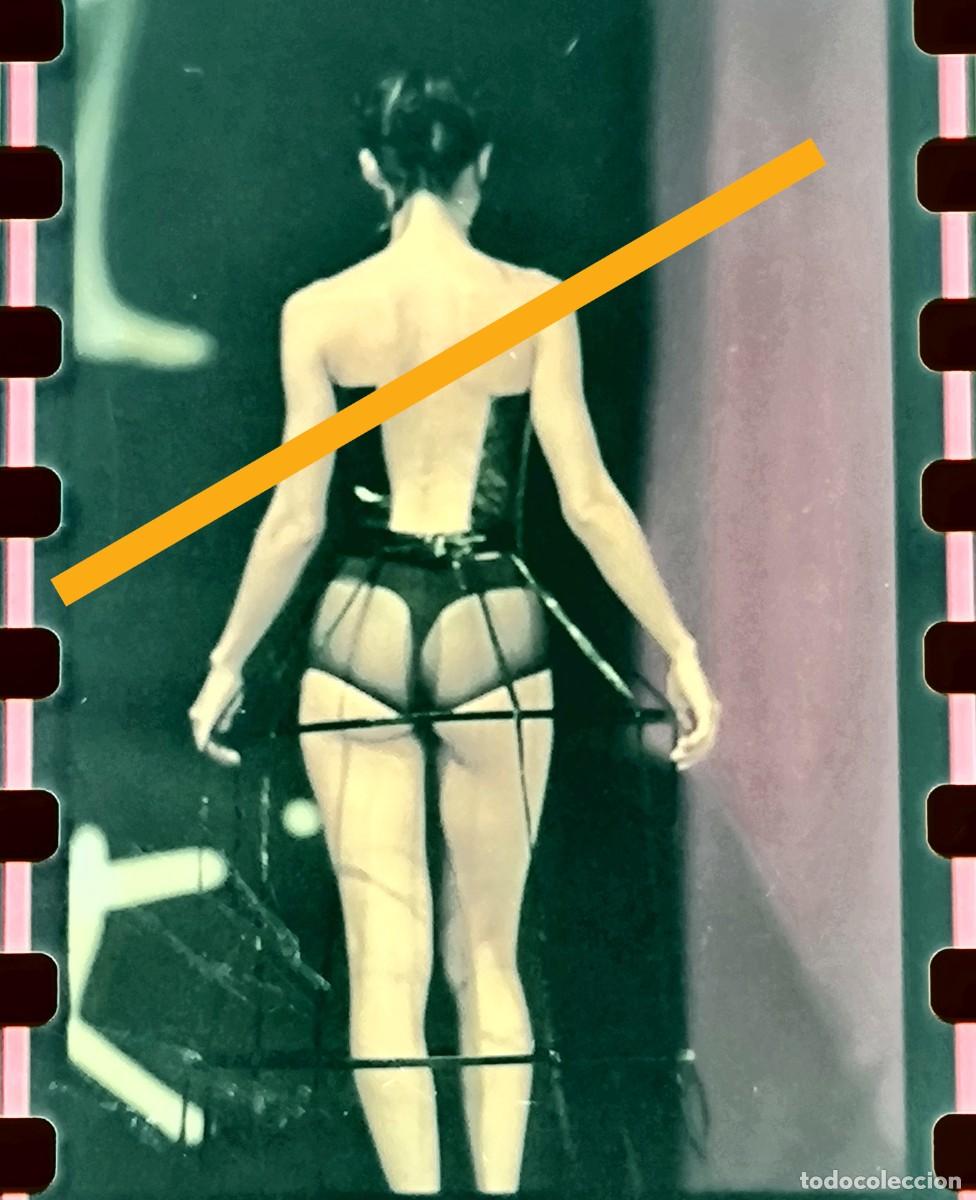 Fotograf&iacute;a antigua: Negativo de fotograf&iacute;a. Festival de Benicassim Castell&oacute;n. Chica. Desfile modelo. A&ntilde;os 90..