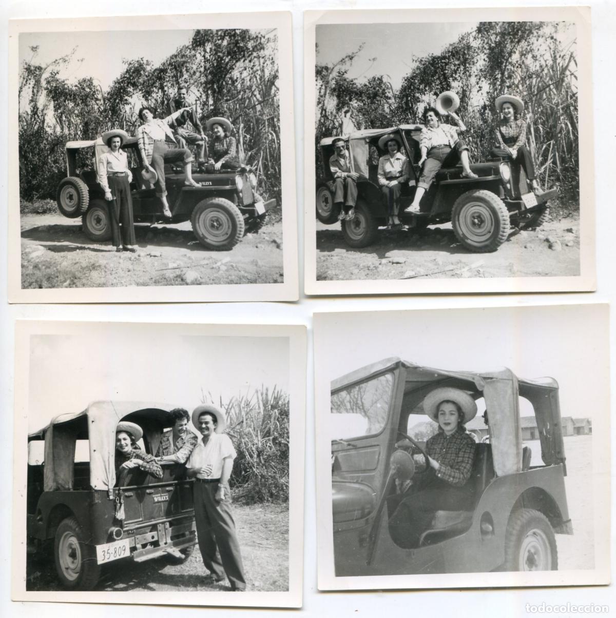 Fotograf&iacute;a antigua: Lote de 42 fotograf&iacute;as de una familia de hacendados en Cuba en 1954, ingenio azucarero
