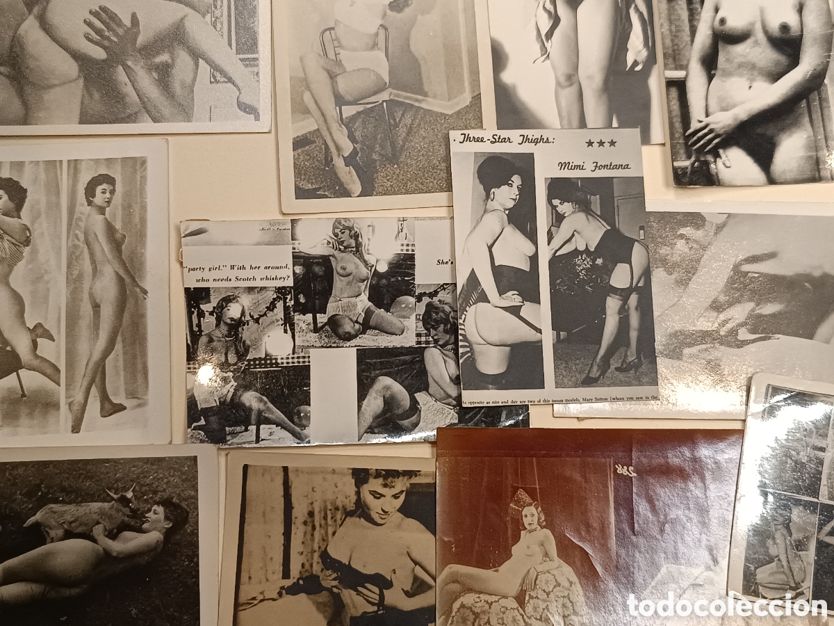 Fotograf&iacute;a antigua: LOTE 14 FOTOGRAF&Iacute;AS ANTIGUAS ER&Oacute;TICAS, A&Ntilde;OS 50-60 ORIGINALES.