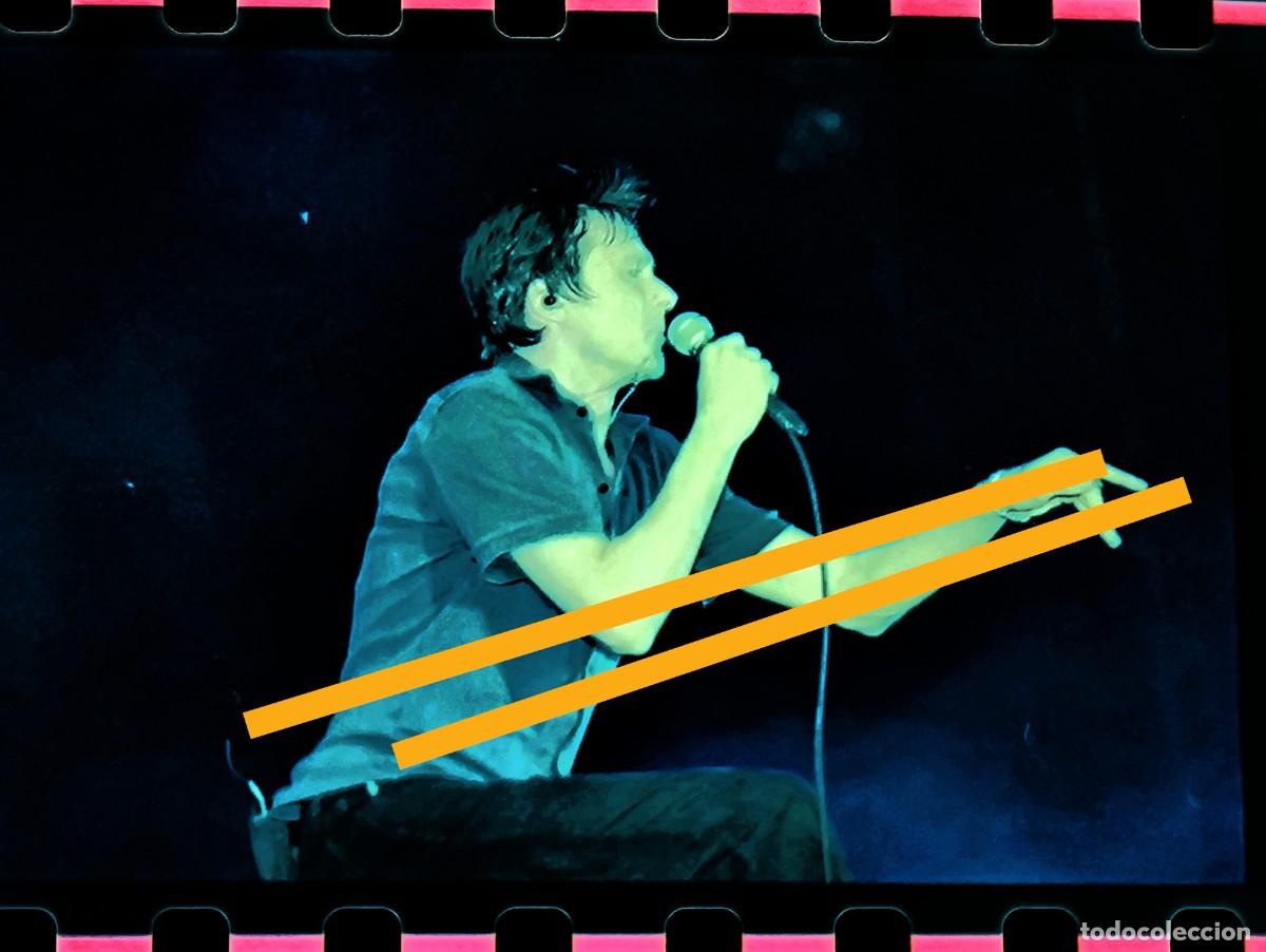 Fotograf&iacute;a antigua: Negativo de fotograf&iacute;a. Grupo musical Sueden. Rock brit&aacute;nico. Festival de Benicassim a&ntilde;os 90.