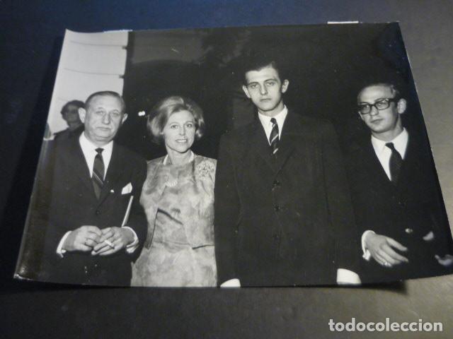 Antique Photography: MADRID INAUGURACION BOUTIQUE BIQUE MARQUESES DE CASA LOPEZ ANTIGUA FOTOGRAFIA 18 X 23 CM