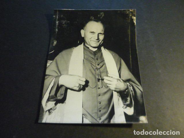 Antique Photography: JUAN PABLO II EN SUS PRIMEROS A&Ntilde;OS DE SACERDOCIO ANTIGUA FOTOGRAFIA 12 X 16 CM