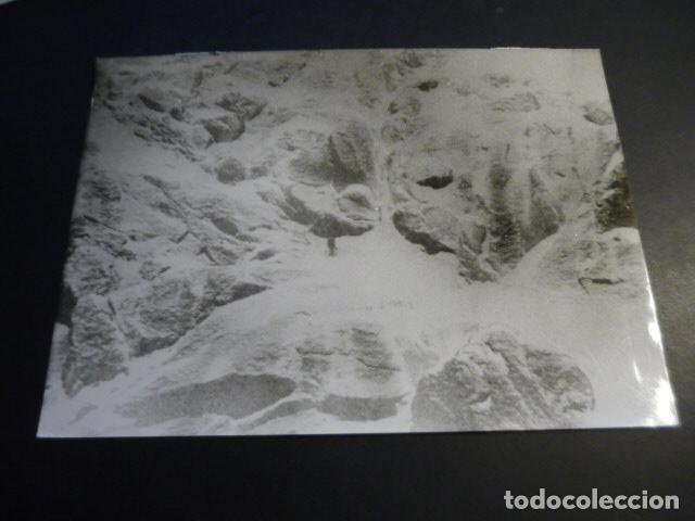 Antique Photography: SALVAMENTO DE ALPINISTAS EN EL MONTBLANC ANTIGUA FOTOGRAFIA 1965 18 X 24 CM