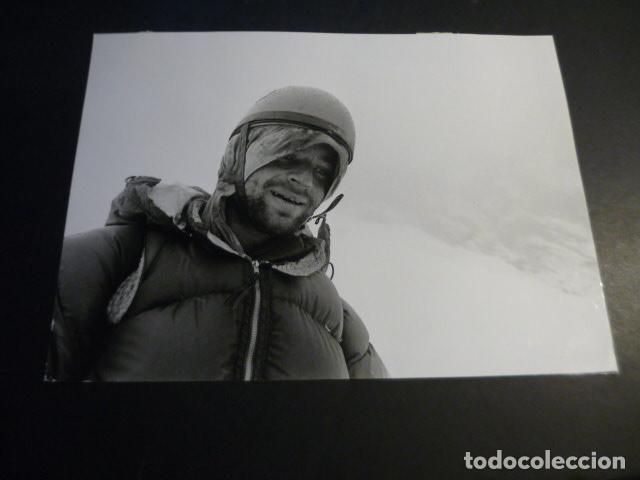 Antique Photography: SALVAMENTO DE ALPINISTAS EN EL MONTBLANC ANTIGUA FOTOGRAFIA 1965 18 X 24 CM