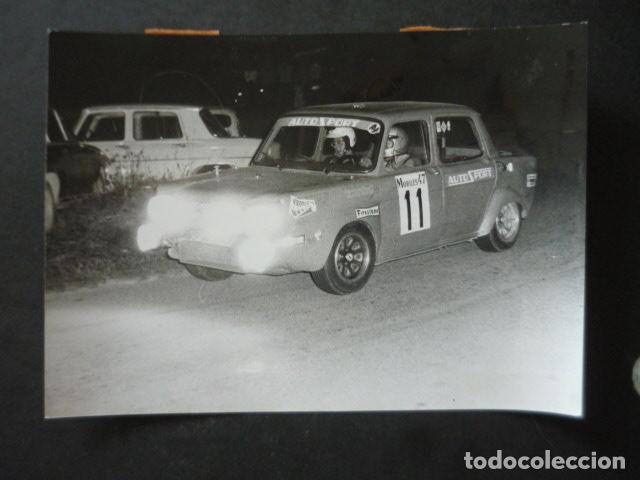 Fotograf&iacute;a antigua: IV RALLYE OSONA CARRERAS AUTOMOVILISMO ANTIGUA FOTOGRAFIA 13 X 18 CM