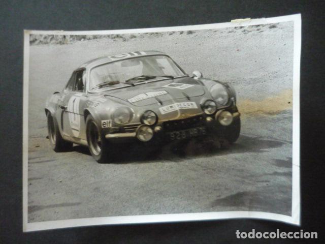 Fotograf&iacute;a antigua: VI RALLYE FIRESTONE AUTOMOVILISMO ANTIGUA FOTOGRAFIA 18 X 13 CM