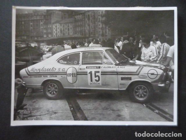 Fotograf&iacute;a antigua: X RALLYE RIAS BAJAS AUTOMOVILISMO ANTIGUA FOTOGRAFIA 12 X 18 CM