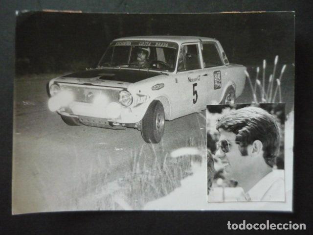 Fotograf&iacute;a antigua: IV RALLYE OSONA CARRERAS AUTOMOVILISMO ANTIGUA FOTOGRAFIA 12 X 18 CM