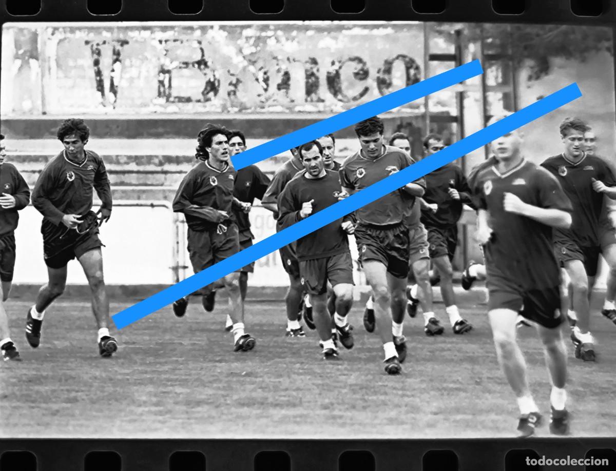 Fotografia antica: Negativo de fotograf&iacute;a. Villarreal club de f&uacute;tbol. 1998 a&ntilde;o del ascenso.