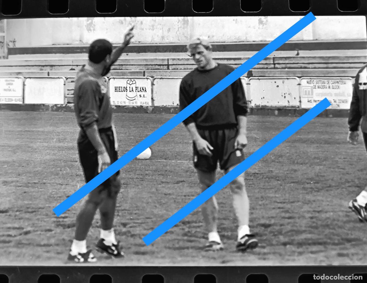 Fotografia antica: Negativo de fotograf&iacute;a. Villarreal club de f&uacute;tbol. 1998 a&ntilde;o del ascenso.