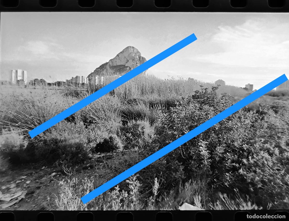Fotograf&iacute;a antigua: Antiguo negativo de fotograf&iacute;a. Calpe Alicante. A&ntilde;os 80/90