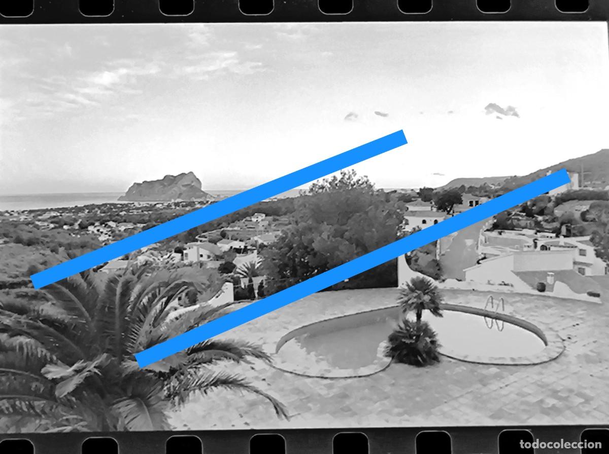 Fotograf&iacute;a antigua: Antiguo negativo de fotograf&iacute;a. Calpe Alicante. A&ntilde;os 80/90