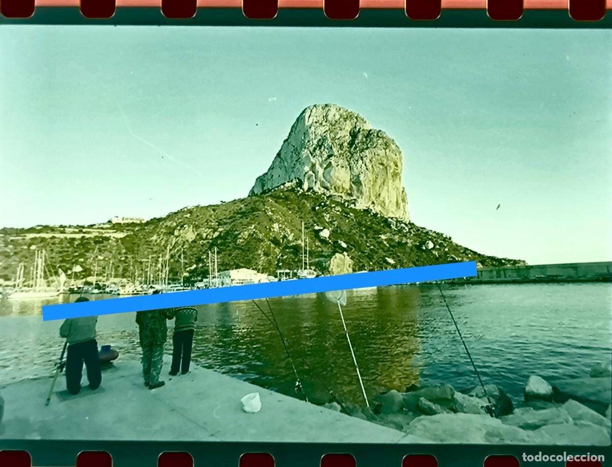 Fotograf&iacute;a antigua: Antiguo negativo de fotograf&iacute;a. Calpe Alicante. A&ntilde;os 90