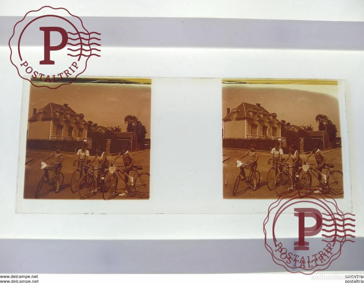 Antique Photography: St&eacute;r&eacute;o sur verre plaque de Verre Fran&ccedil;e