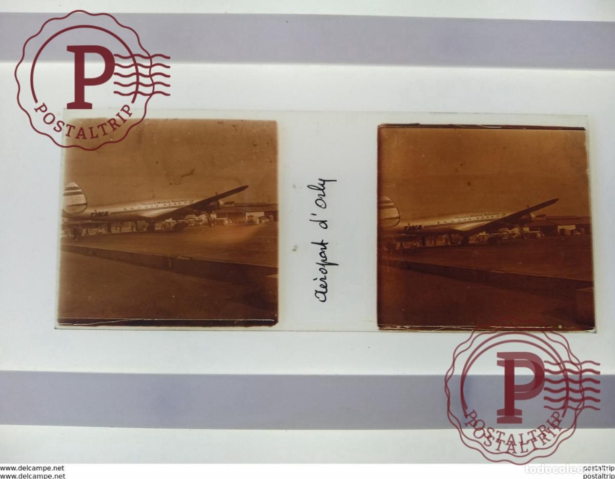 Antique Photography: Aero dorly St&eacute;r&eacute;o sur verre plaque de Verre Fran&ccedil;e