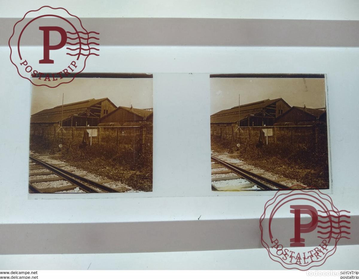 Antique Photography: St&eacute;r&eacute;o sur verre plaque de Verre Fran&ccedil;e
