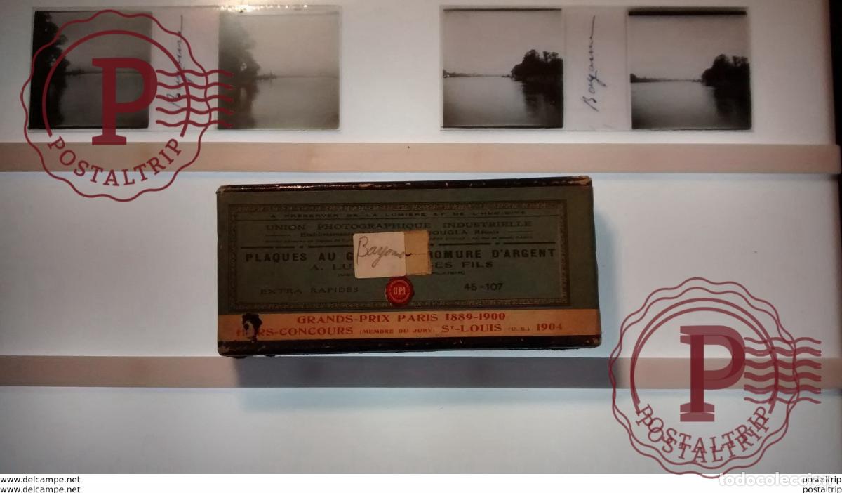 Fotograf&iacute;a antigua: LOT 2 PlaqueS de verre st&eacute;r&eacute;oscopique BAYONNE Fonds Victor FORBIN 1864-1947 St&eacute;r&egrave;oscopiques ESTE