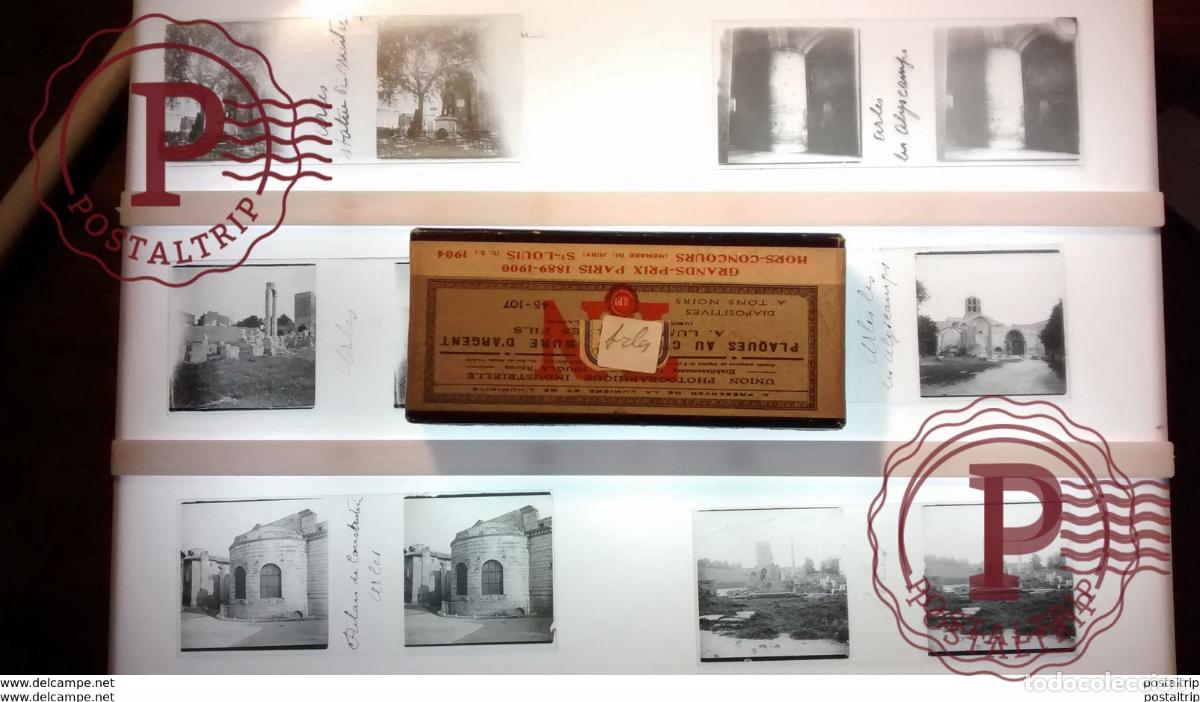 Fotograf&iacute;a antigua: LOT 11 Plaques de verre st&eacute;r&eacute;oscopique ARLES FRANCE Fonds Victor FORBIN 1864-1947