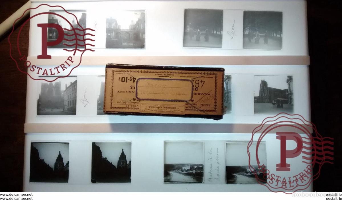 Fotograf&iacute;a antigua: LOT 13 Plaques de verre st&eacute;r&eacute;oscopique VOYAGE A LYON Fonds Victor FORBIN 1864-1947