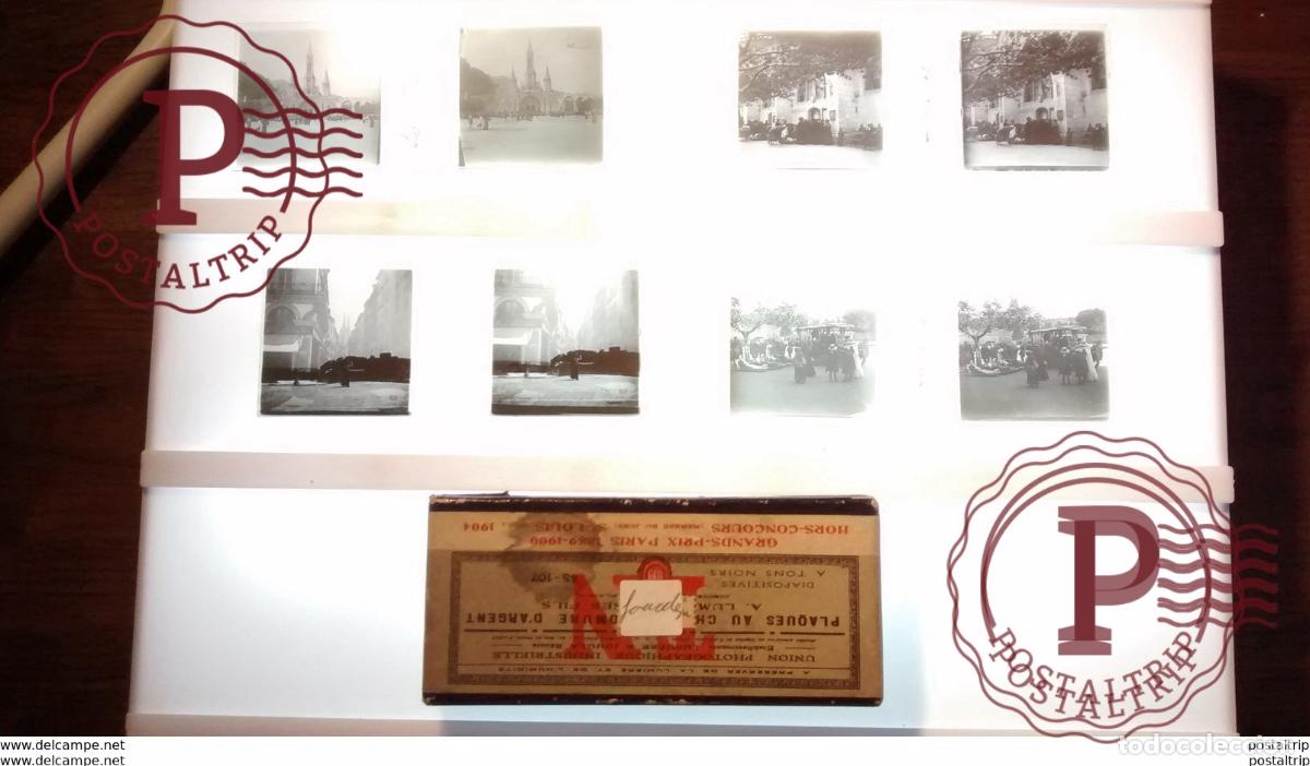 Fotograf&iacute;a antigua: LOT DE 4 Plaques de verre st&eacute;r&eacute;oscopique LOURDES HAUTES PYRINEES FRANCE Fonds Victor FORBIN 1864