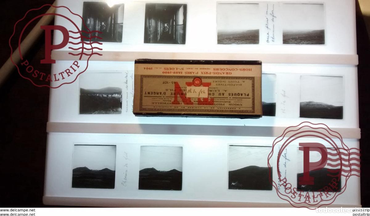 Fotograf&iacute;a antigua: LOT DE 14 Plaques de verre st&eacute;r&eacute;oscopique CHEMIN DE FER TRAIN RAILWAY FRANCE Fonds Victor FORBIN 1