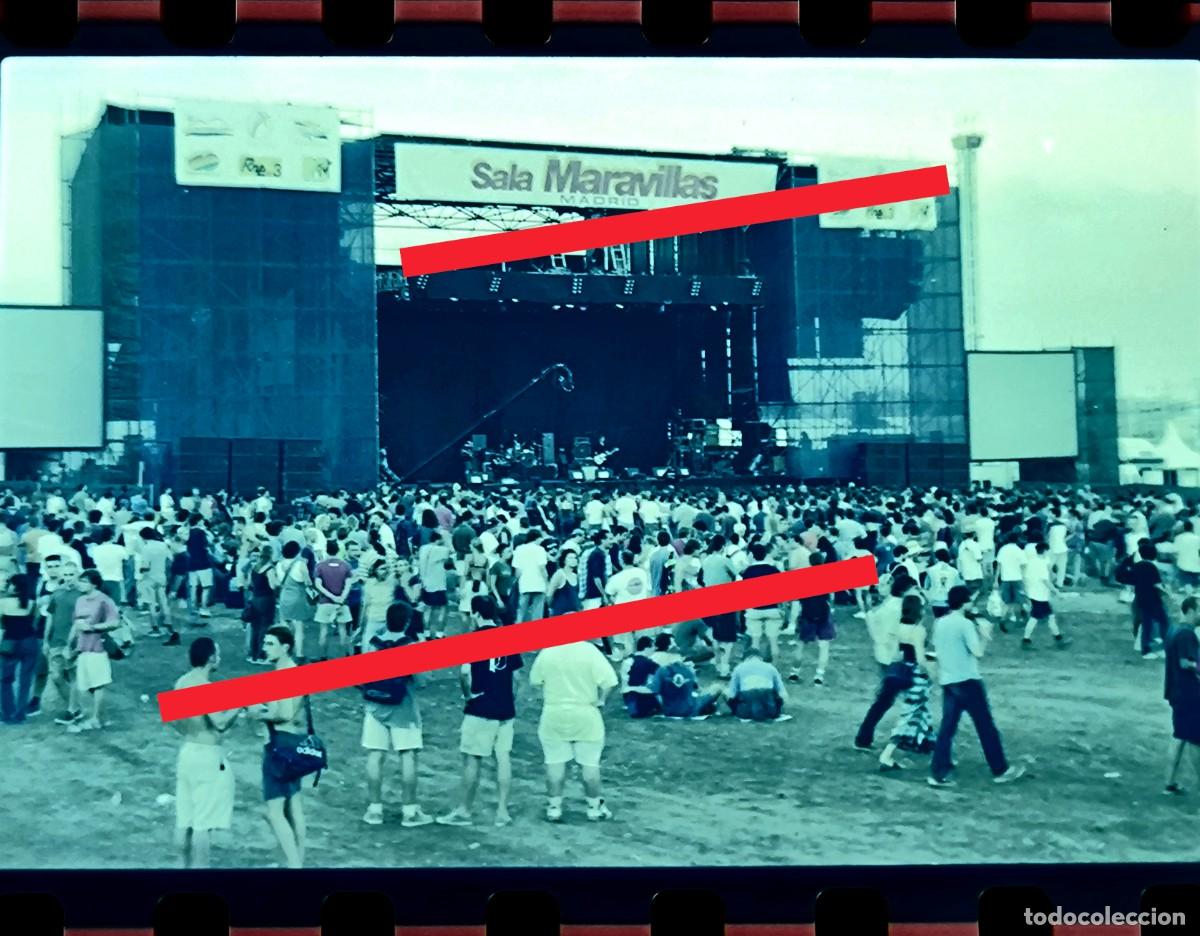 Fotograf&iacute;a antigua: Antiguo negativo de fotograf&iacute;a. Festival musica internacional Benicassim. Castell&oacute;n. FIB. A&ntilde;o 1999