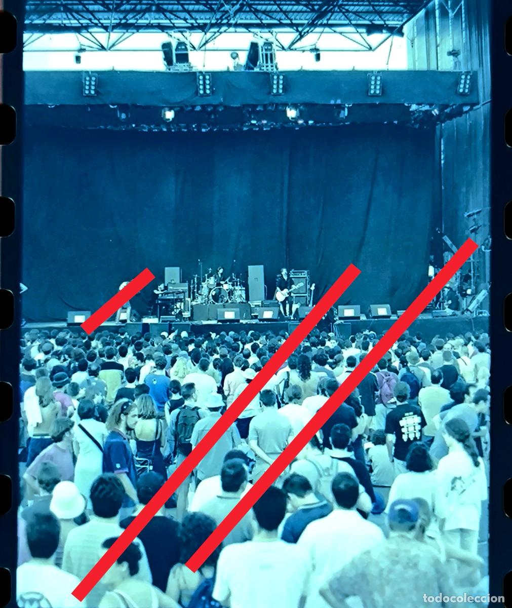 Fotograf&iacute;a antigua: Antiguo negativo de fotograf&iacute;a. Festival musica internacional Benicassim. Castell&oacute;n. FIB. A&ntilde;o 1999
