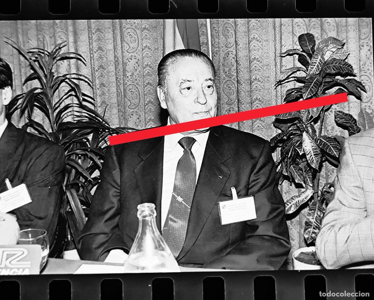 Fotograf&iacute;a antigua: Antiguo negativo de fotograf&iacute;a. Blas pi&ntilde;ar. Pol&iacute;tico. A&ntilde;os 80/90