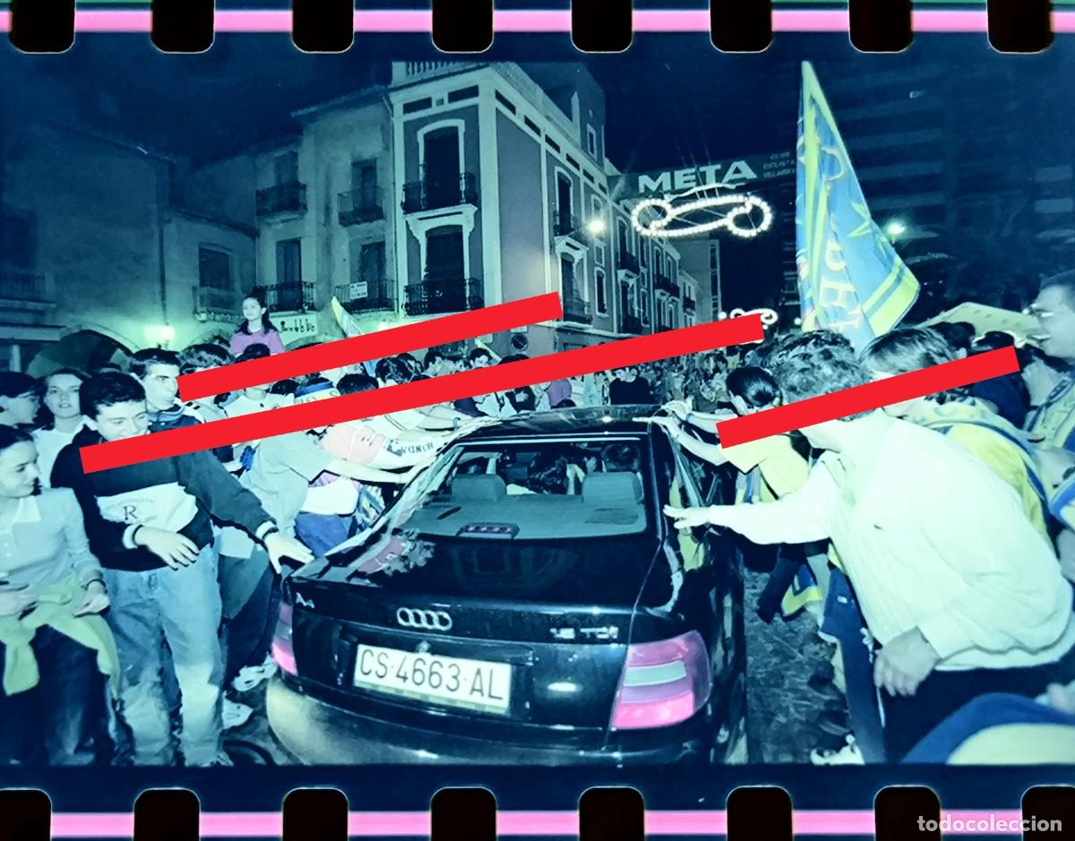 Fotograf&iacute;a antigua: Negativo de fotograf&iacute;a. Celebraci&oacute;n ascenso primera divisi&oacute;n. Villarreal club de f&uacute;tbol. A&ntilde;o 1998