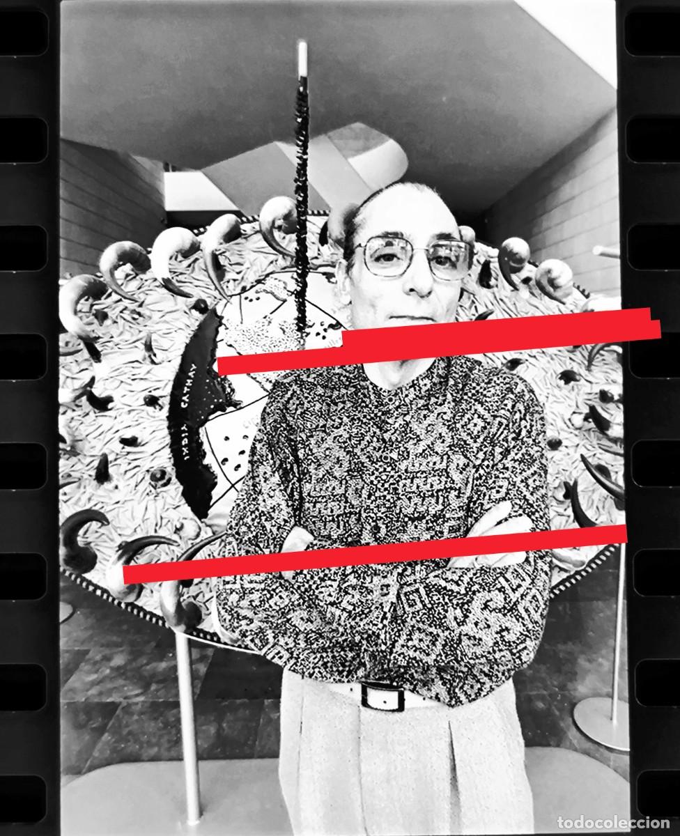 Fotograf&iacute;a antigua: Negativo de fotograf&iacute;a. Antoni Miralda. Artista multidisciplinar. A&ntilde;o 1996