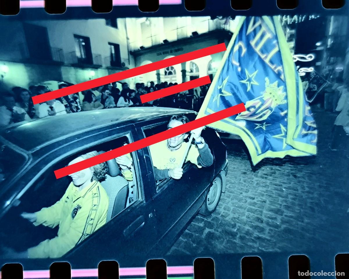Fotograf&iacute;a antigua: Negativo de fotograf&iacute;a. Celebraci&oacute;n ascenso primera divisi&oacute;n. Villarreal club de f&uacute;tbol. A&ntilde;o 1998