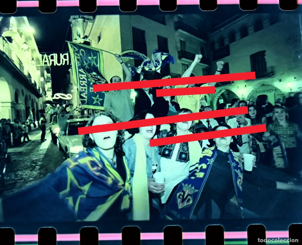 Fotograf&iacute;a antigua: Negativo de fotograf&iacute;a. Celebraci&oacute;n ascenso primera divisi&oacute;n. Villarreal club de f&uacute;tbol. A&ntilde;o 1998