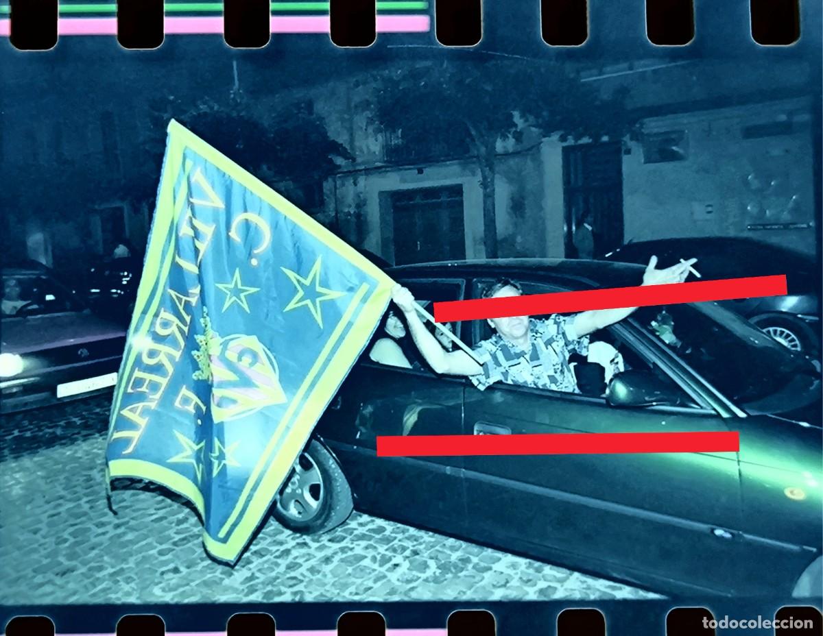 Fotograf&iacute;a antigua: Negativo de fotograf&iacute;a. Celebraci&oacute;n ascenso primera divisi&oacute;n. Villarreal club de f&uacute;tbol. A&ntilde;o 1998