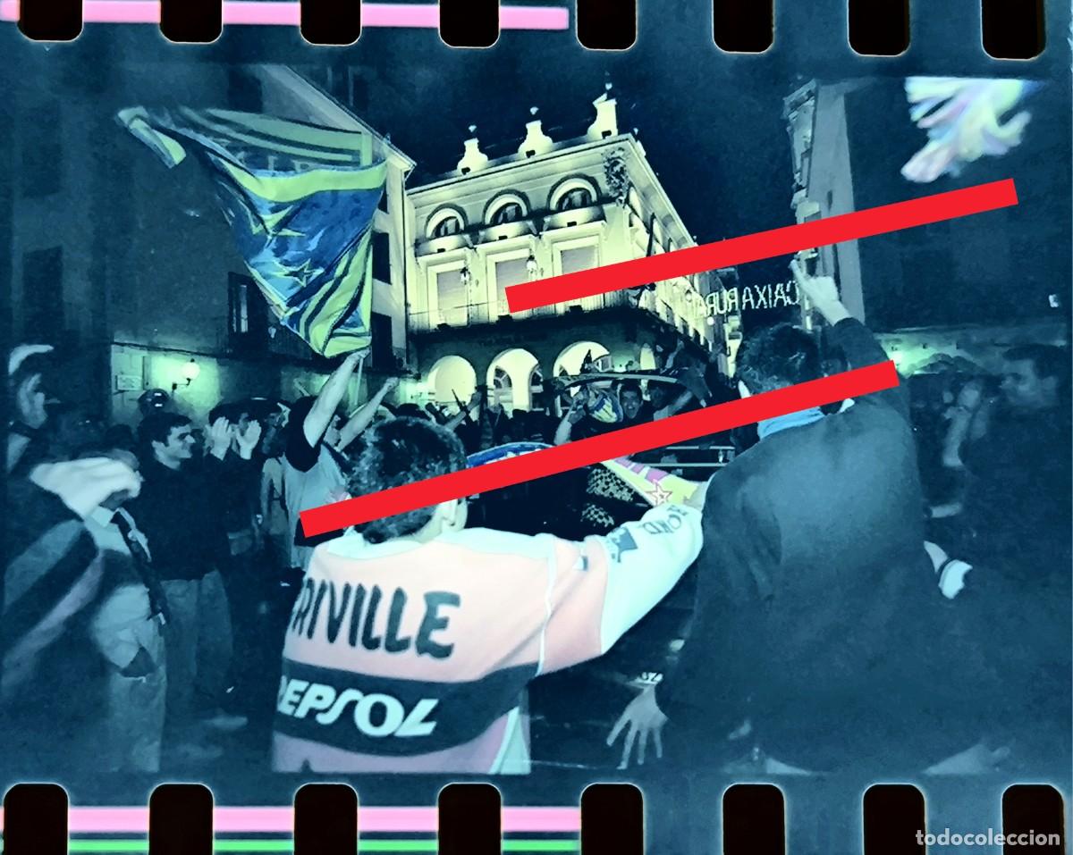 Fotograf&iacute;a antigua: Negativo de fotograf&iacute;a. Celebraci&oacute;n ascenso primera divisi&oacute;n. Villarreal club de f&uacute;tbol. A&ntilde;o 1998