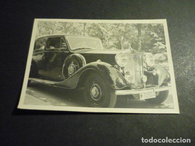 Fotograf&iacute;a antigua: AUTOMOVIL ROLLS ROYCE WRAITH ANTIGUA FOTOGRAFIA 7 X 10 CM