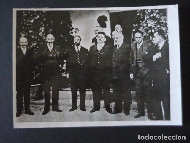 Fotograf&iacute;a antigua: TOLEDO MANUEL AZA&Ntilde;A PRESIDENTE SEGUNDA REPUBLICA CON EDOUARD HERRIOT FOTOGRAFA 1973 13 X 18 CM