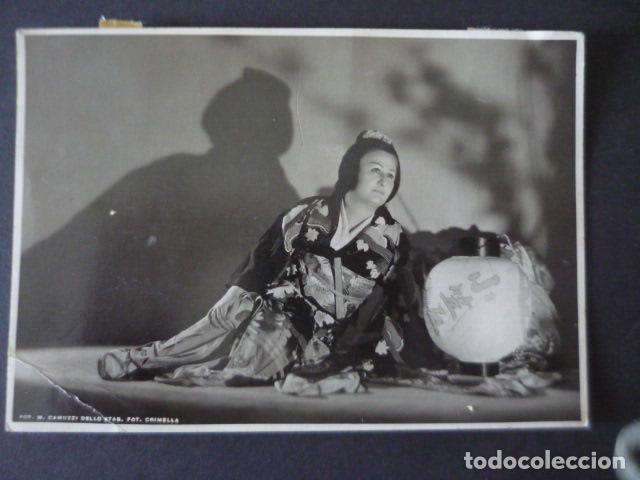 Fotograf&iacute;a antigua: MERCEDES CAPSIR CANTANTE SOPRANO OPERA ANTIGUA FOTOGRAFIA 10 X 15 CM