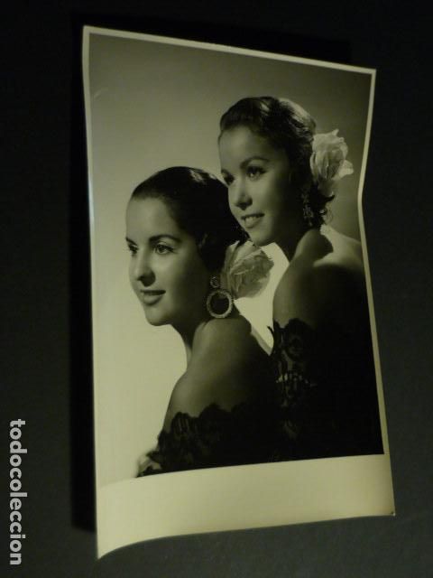 Fotograf&iacute;a antigua: SEVILLA CARMEN ALBENIZ ESCUELA FLAMENCO BAILAORA ANTIGUA FOTOGRAFIA HARETON FOTOGRAFO 12 X 18 CM