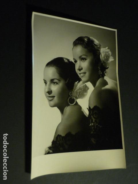 Fotograf&iacute;a antigua: SEVILLA CARMEN ALBENIZ ESCUELA FLAMENCO BAILAORA ANTIGUA FOTOGRAFIA HARETON FOTOGRAFO 12 X 18 CM