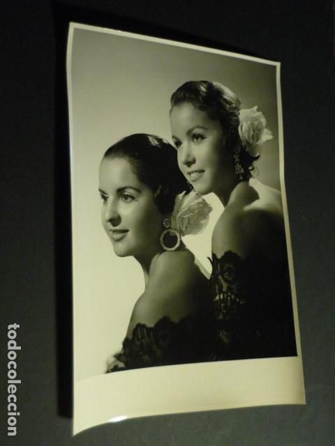 Fotograf&iacute;a antigua: SEVILLA CARMEN ALBENIZ ESCUELA FLAMENCO BAILAORA ANTIGUA FOTOGRAFIA HARETON FOTOGRAFO 12 X 18 CM