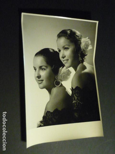 Fotograf&iacute;a antigua: SEVILLA CARMEN ALBENIZ ESCUELA FLAMENCO BAILAORA ANTIGUA FOTOGRAFIA HARETON FOTOGRAFO 12 X 18 CM