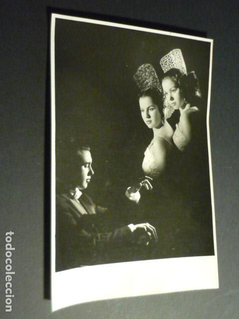 Fotograf&iacute;a antigua: SEVILLA CARMEN ALBENIZ ESCUELA FLAMENCO BAILAORA ANTIGUA FOTOGRAFIA HARETON FOTOGRAFO 12 X 18 CM