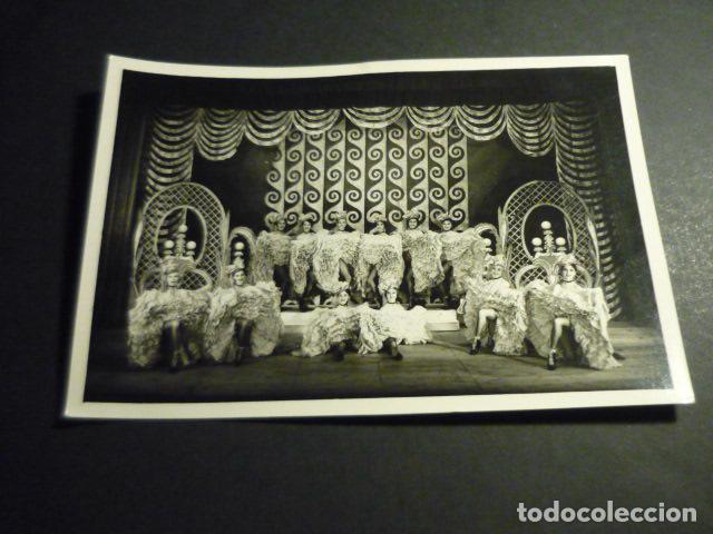 Fotograf&iacute;a antigua: ZARAGOZA BALLET DE REVISTA TEATRAL ANTIGUA FOTOGRAFIA 12 X 17 CM