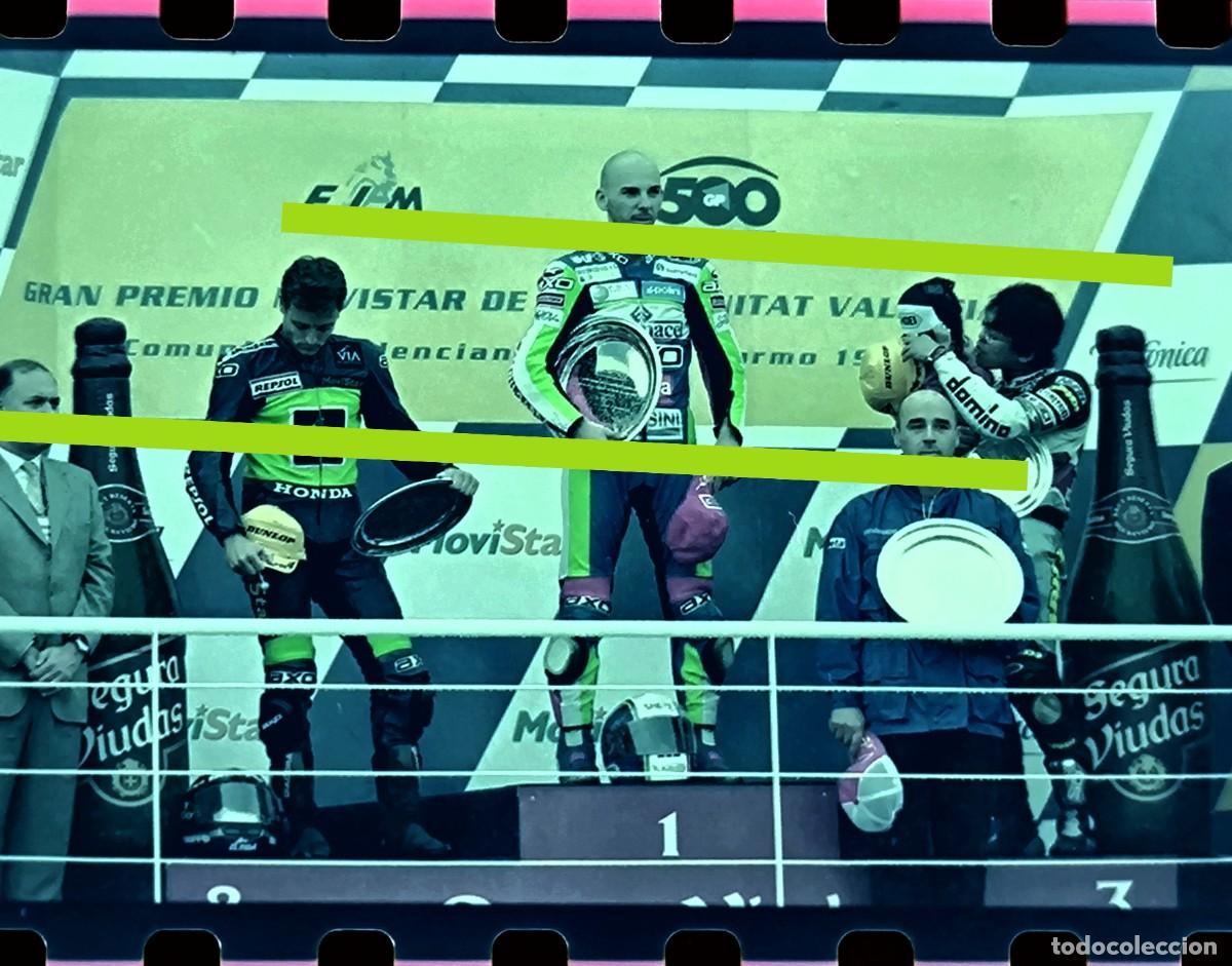 Fotograf&iacute;a antigua: Negativo de fotograf&iacute;a. Gran Premio de Motociclismo de la comunidad Valenciana. A&ntilde;o 1999.