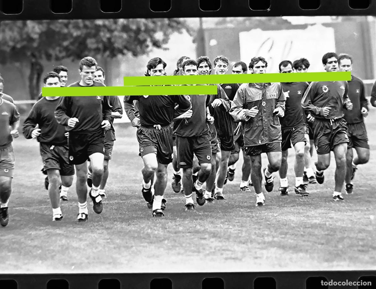 Fotograf&iacute;a antigua: Negativo de fotograf&iacute;a. Villarreal club de f&uacute;tbol. 1998 a&ntilde;o del ascenso.